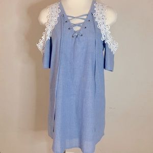 J.O.A. Los Angeles Cutout Shoulder Dress Size S